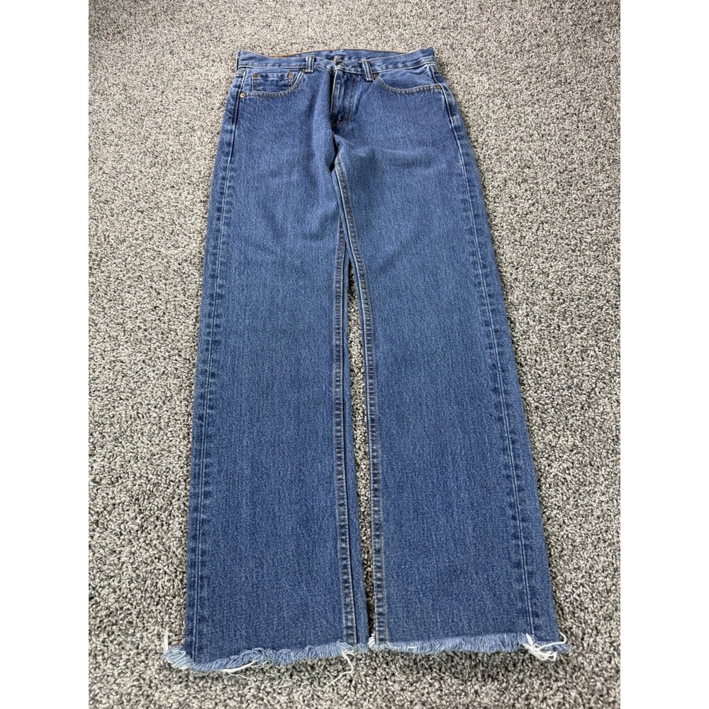 Levi's 505 Regular Fit Straight Jeans Men's Size 29X30 Blue
